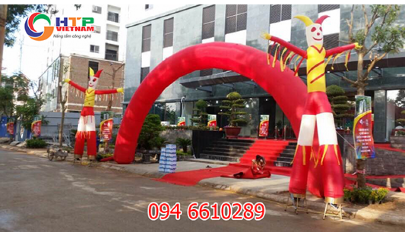 Cho thuê rối hơi cổng hơi tại Tòa Nhà Hateco